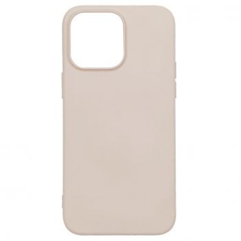 iPhone 14 Pro Max 6.7 Evelatus Nano Silicone Case Soft Touch TPU Beige