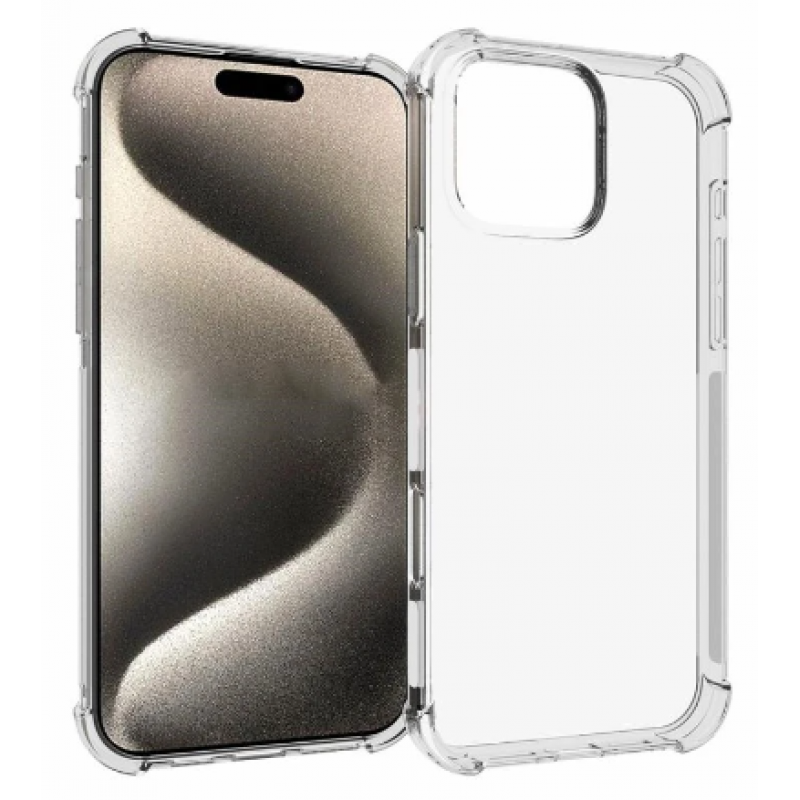 iPhone 16 Pro Capa de Proteção Transparente Antichoque