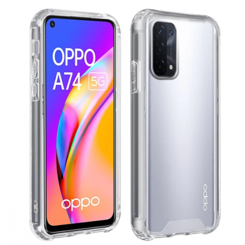 Oppo A54 Capa de Proteção Transparente Antichoque