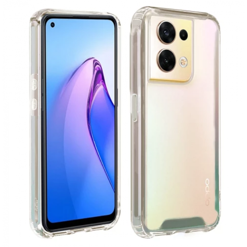 Oppo Reno 8 Capa de Proteção Transparente Antichoque