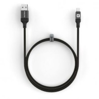 Evelatus USB A to Lightning Cabo 1.2M ( MFI11CL ) Aluminio Preto