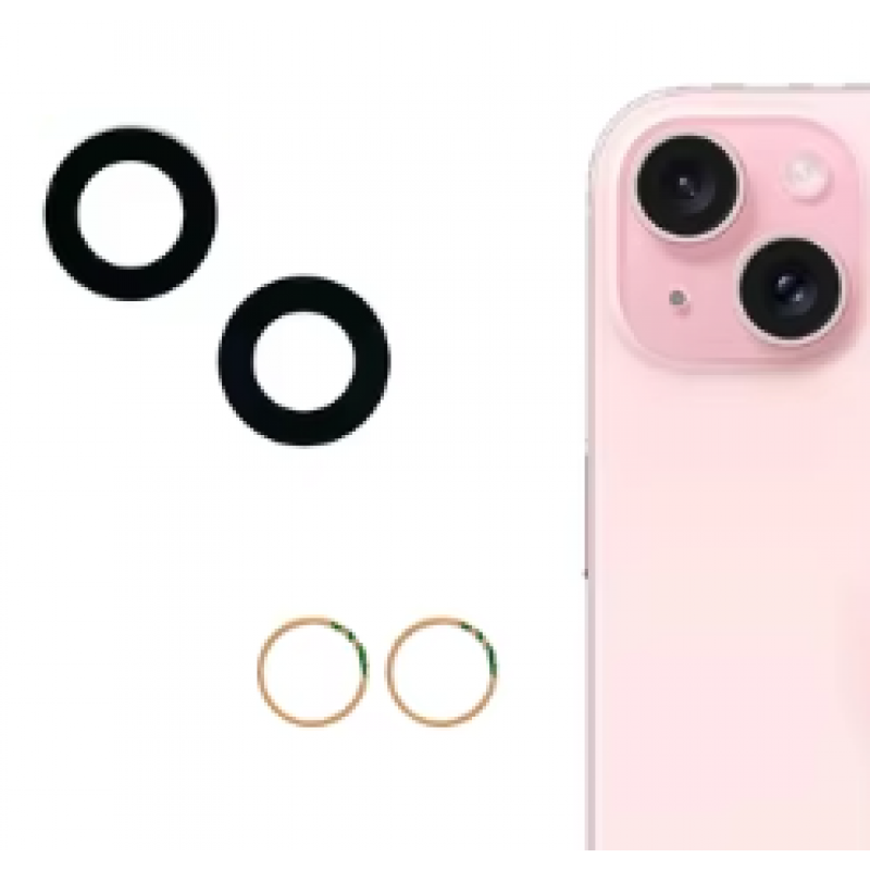 iPhone 15 Vidro Cameras