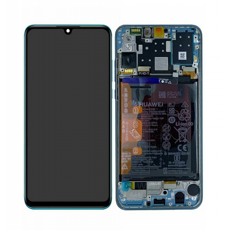 Huawei P30 Lite New Edition (MAR-L21BX, MAR-L21MEA) LCD Service Pack Peacock blue