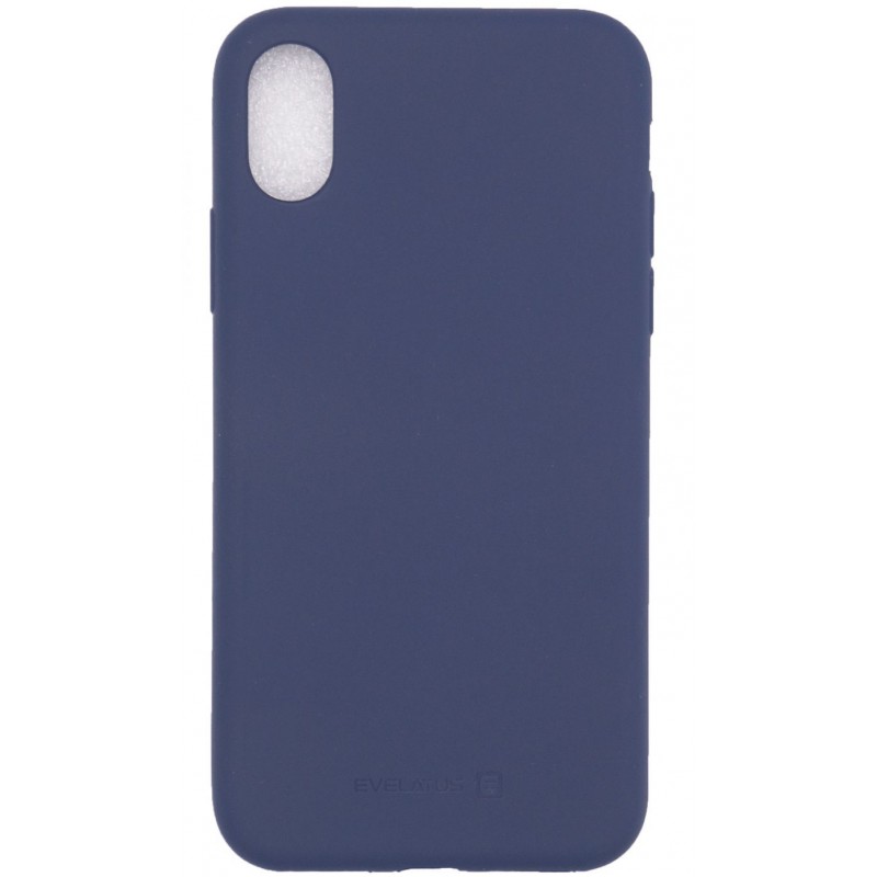 iPhone X Capa de Proteção Evelatus Silicone Case Blue