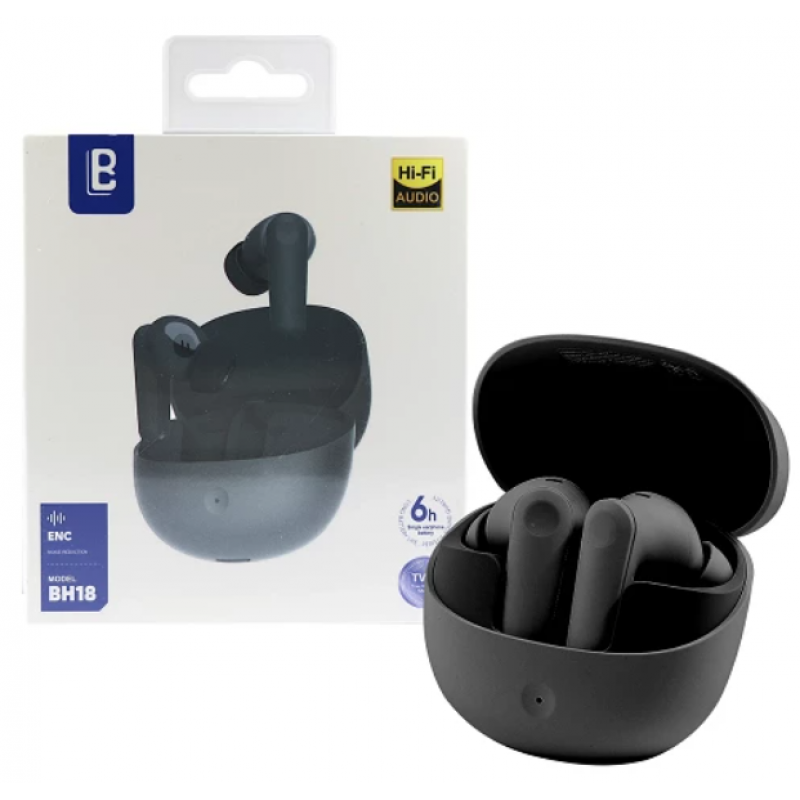 Auriculares Bavin BH18 Preto