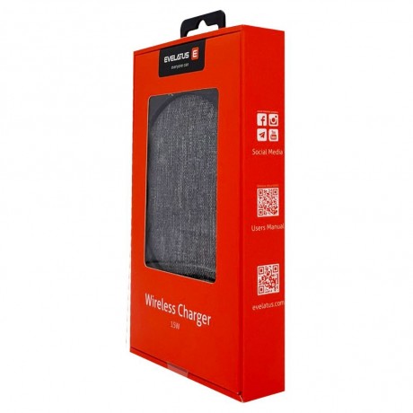 Carregador Wireless Evelatus EWD04 Fabric